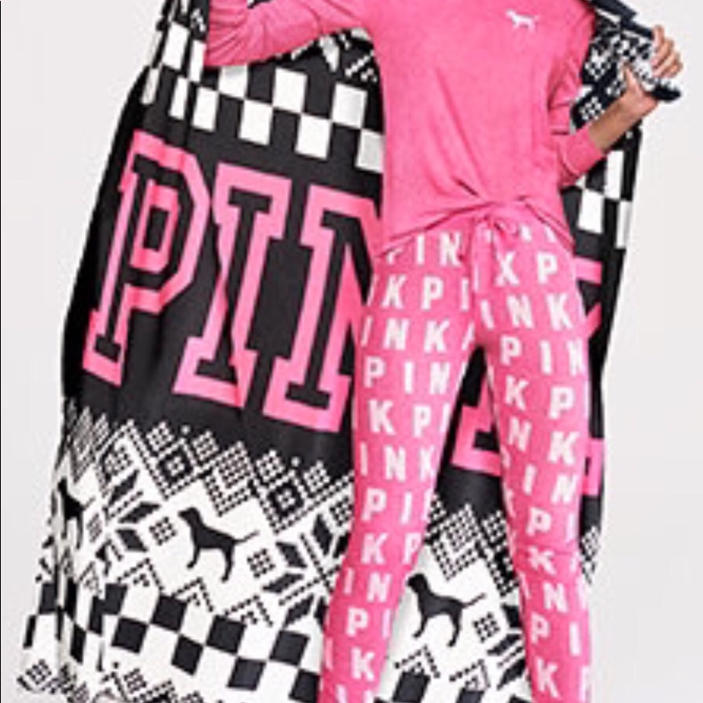Victoria’s Secret pink blanket soft